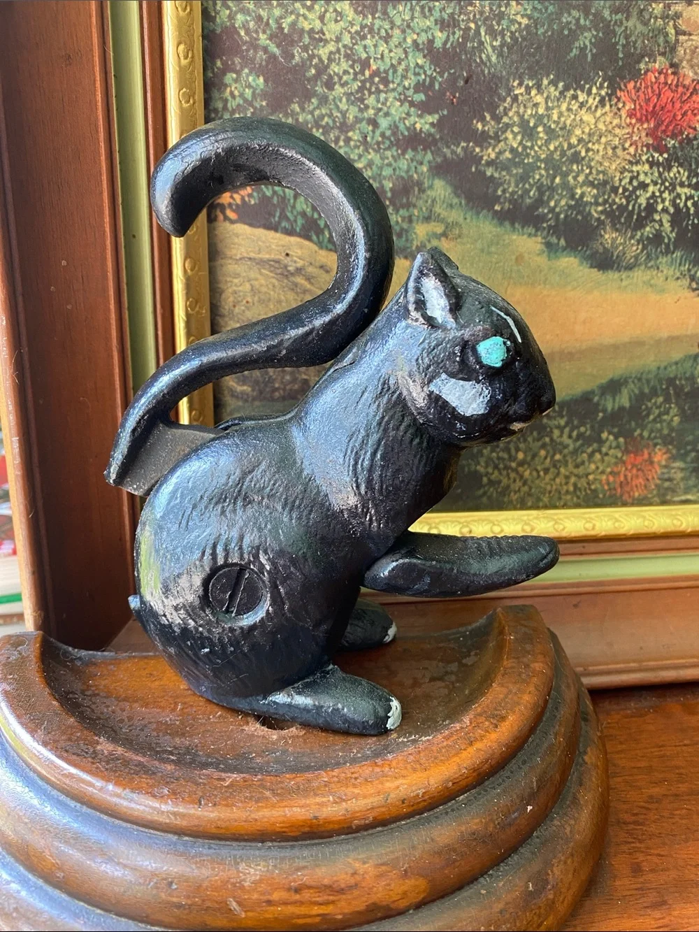 Vintage Cast Iron Squirrel Nutcracker